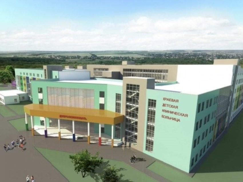 Продолжается строительство Краевой детской клинической больницы по нацпроекту «Здравоохранение»